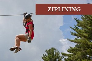 Ziplining White Mountains