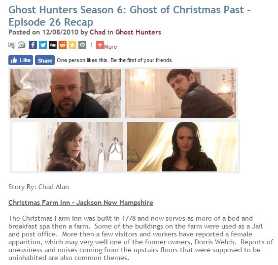 Ghost Hunters Season 6: Ghost of Christmas Past - Episode 26 Recap