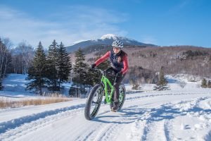 A group of friends enjoying a day out at the Great Glen Trails Outdoor Center.